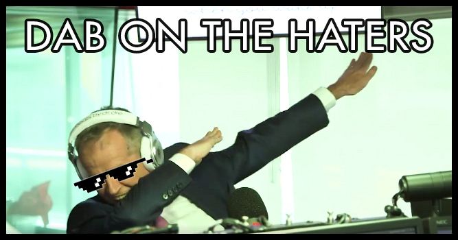 Dab on the haters and political pundits