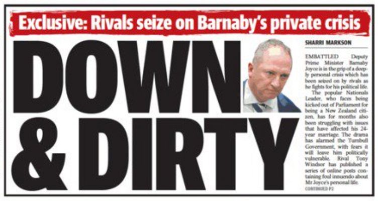 Who exactly is waging the 'Dirty War' on Barnaby?