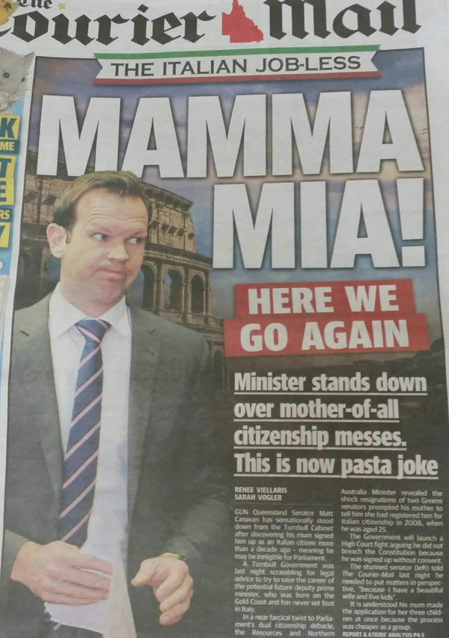 Respecting of the rule of law ~ What about S44(i) Mr Turnbull? #RulzIsRulz